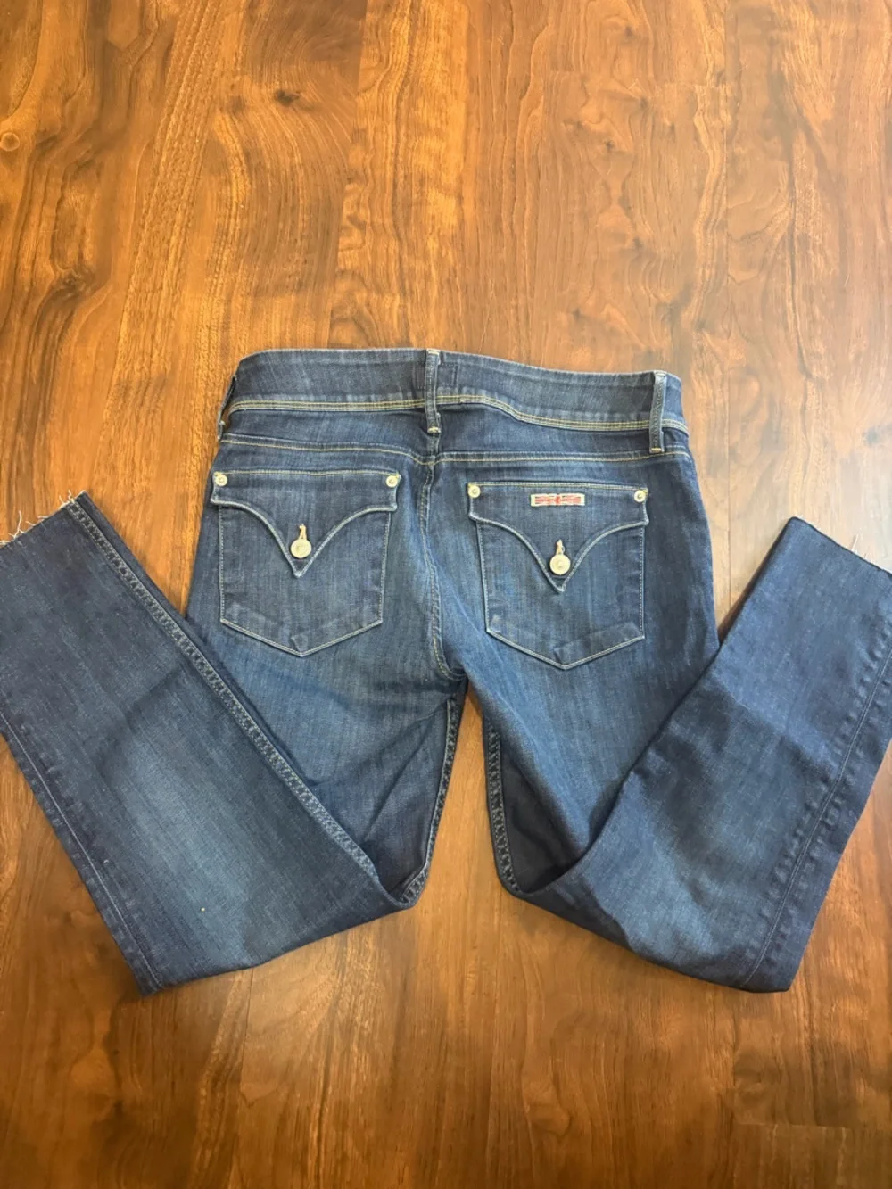 Hudson Collin Flap Skinny Jeans Dark Blue